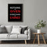 Posterizer 1 pcs-nothing is given, everything is earned-Workplace & Office Art-Men's Art Collection-Gift for Entrepreneurs-decor for office wall- ...